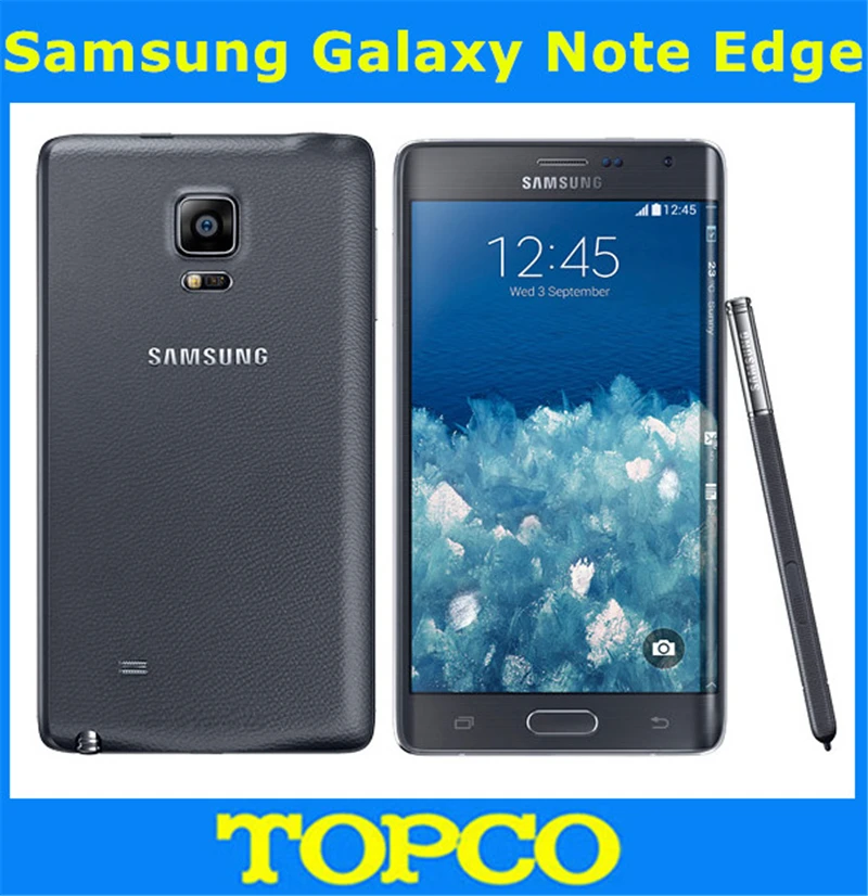 Samsung Galaxy Note Edge N915P/T/V разблокированный GSM 3g и 4G Android мобильный телефон четырехъядерный 5," 16 Мп wifi gps 32 Гб rom