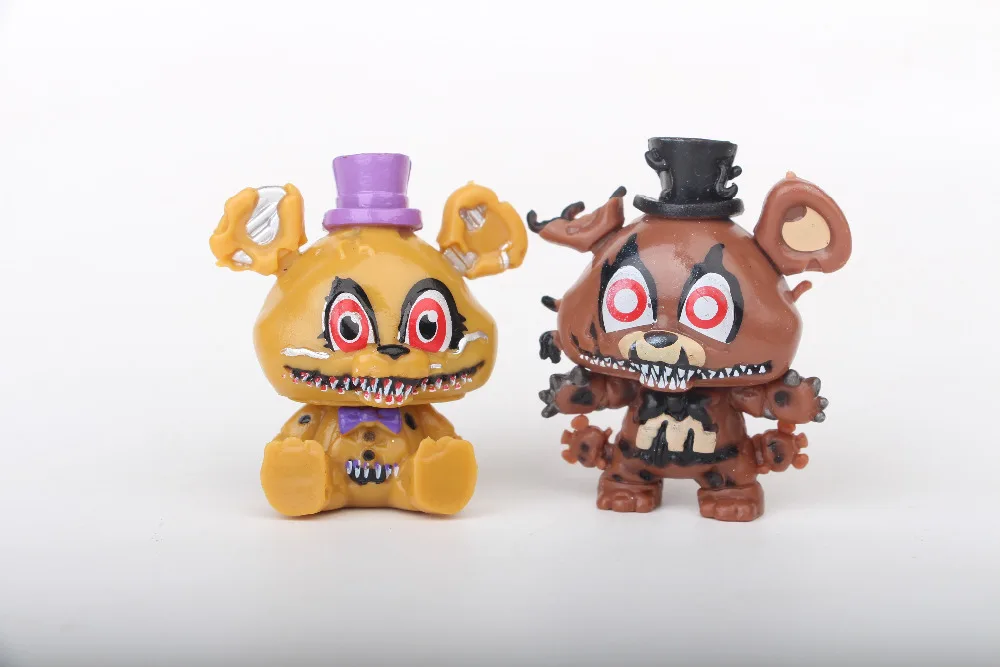 8 шт./компл. новейшие игрушки FNAF Five Nights At Freddys Freddy Бонни Фокси медведь фазбер экшн