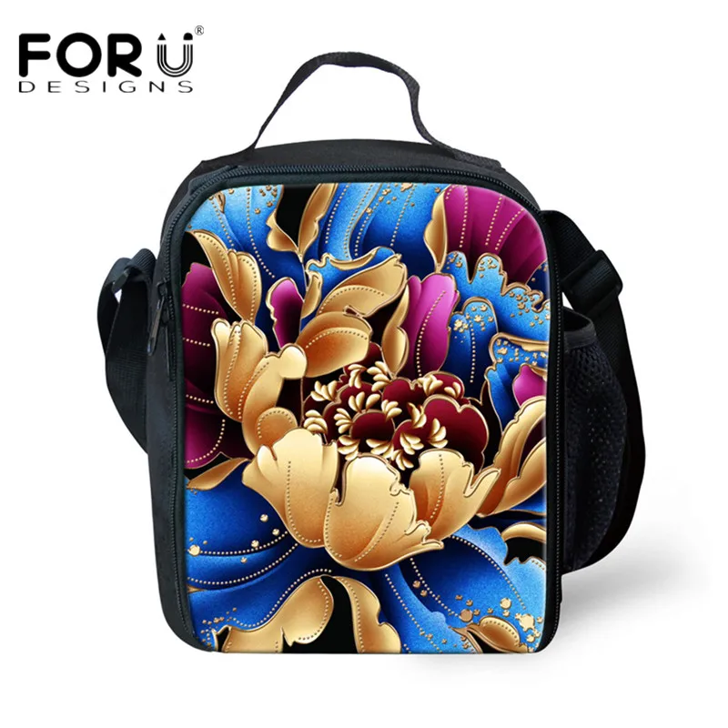 C0096G Forudesigns путешествия Термальность Еда пикник мешок 3d Цвет конфеты Водонепроницаемый утолщаются школа круче Коробки для обедов сумка для детей lanchira - Цвет: C0096G