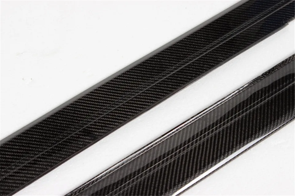 3 серии углеродного волокна автомобиля боковые юбки фартук тела комплект для BMW F30 M спортивный бампер 4 двери только 2012- 320i 328i 335i