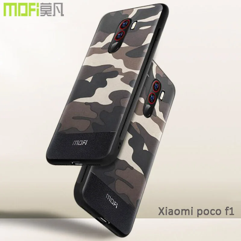 Для xiaomi pocophone f1 чехол Камуфляжный Кожаный жесткий для poco с рисунком |