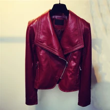 Mulheres jaquetas de motoqueiro de couro de alta qualidade estilo americano marca slim mulheres jaqueta de couro falso nova chegada 2017 bape clothing c859