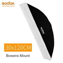Godox 30x120 см 1" x 47" Speedlite Studio стробоскоп вспышка фото отражательный софтбокс мягкий коробчатый диффузор для крепления Bowens