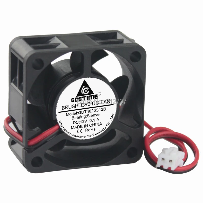 2pin, 4020, 40mm, 4cm, 40x40x20mm, 20 peças