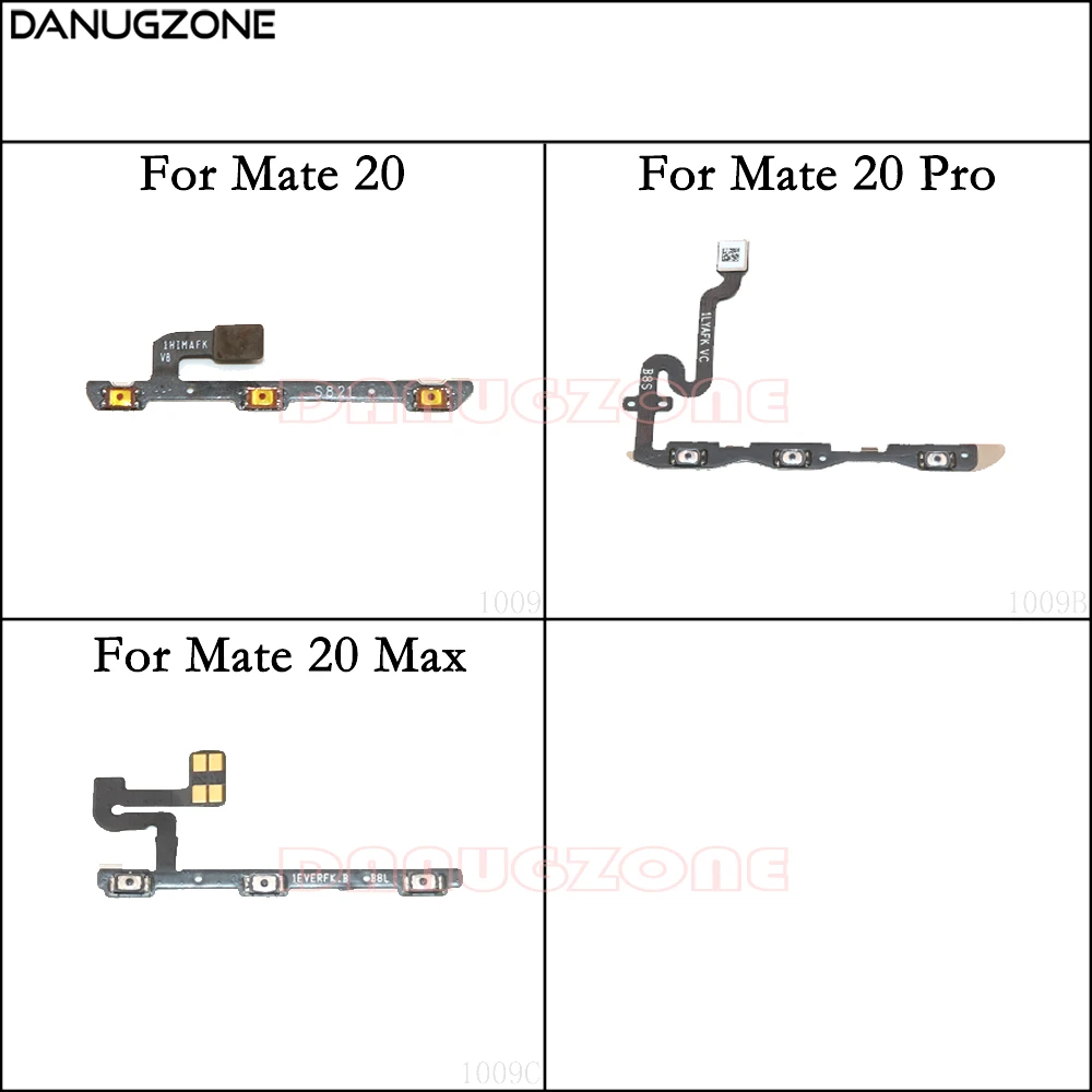 

Power Button Switch Volume Button Mute On / Off Flex Cable For Huawei Mate 20 Pro Mate20 Max