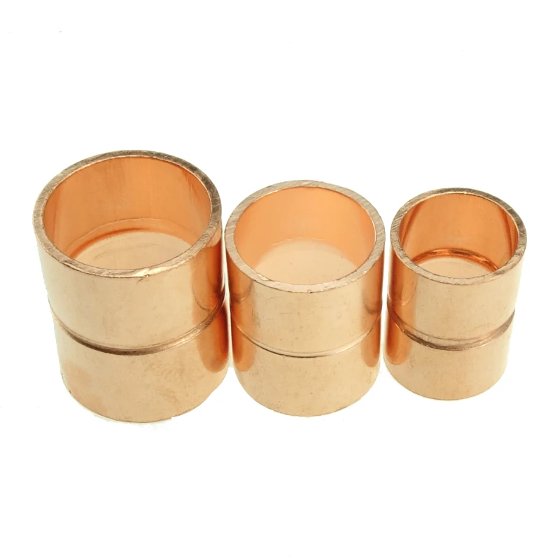 

14 15 16 19 22 25.4 mm ID Copper End Feed Equal Striaght Coupling Pipe Fitting Plumbing for gas water oil