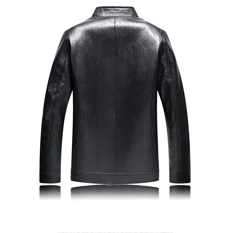 2019 New Arrive Mens Leather Jacket Men Coats Brand High Quality PU Outerwear Men's Leather Jackets Faux Fur Male Leather Coats