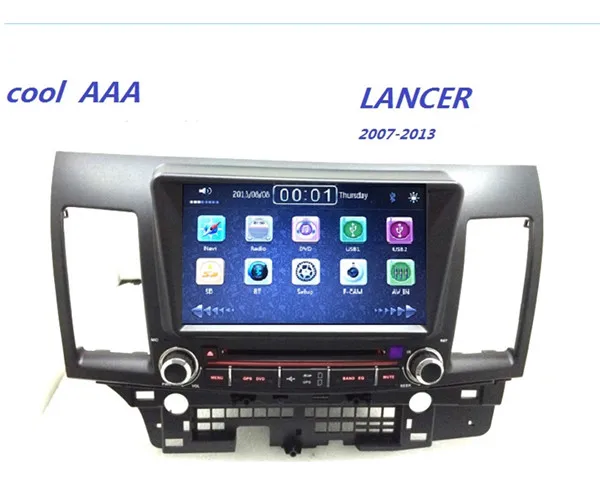 Top car radio dvd GPS Navi Radio for Mitsubishi Lancer headunit stereo Broswer Head Device free map head unit lancer EX  EVO wifi 1