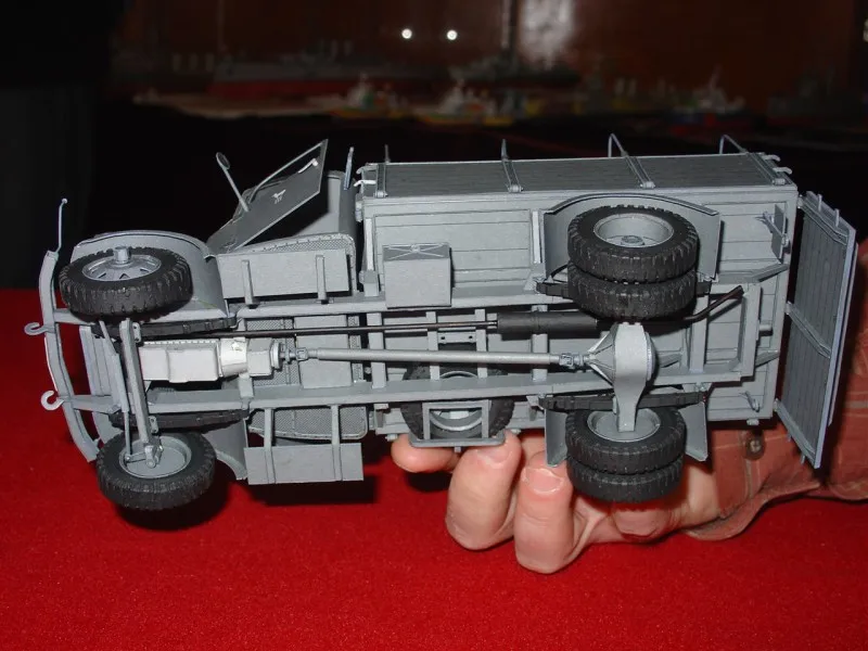 Самодельная Бумажная модель немецкая армия грузовик Benz L 3000 Вторая мировая война