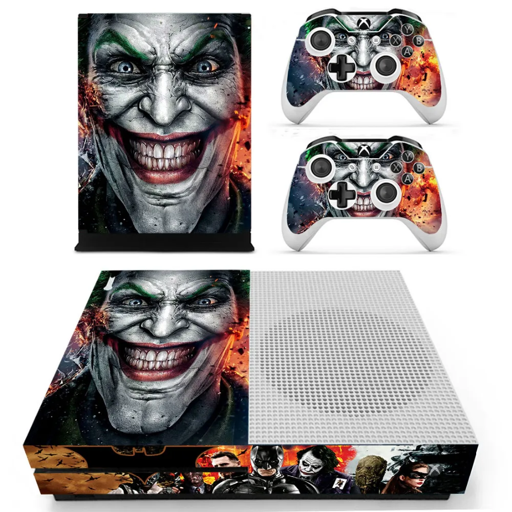 DC Joker Skin Sticker Decal For Microsoft Xbox One S Console and
