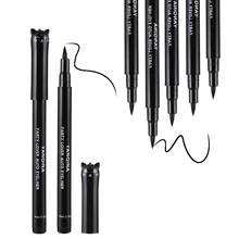 Yanqina 1 шт. Черная Подводка для глаз кошачий стиль долговечная водостойкая жидкая подводка для глаз быстросохнущая подводка Ручка подводка для глаз