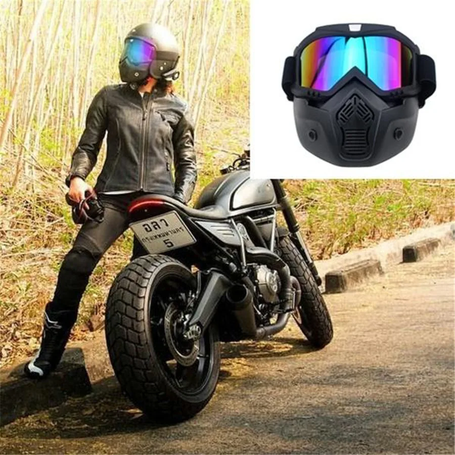 

Multicolor Cross-Country Anti-Fog Lens Motorcycle Riding Protective Helmet Goggle Shield Protection Mask Eyewear four season saf