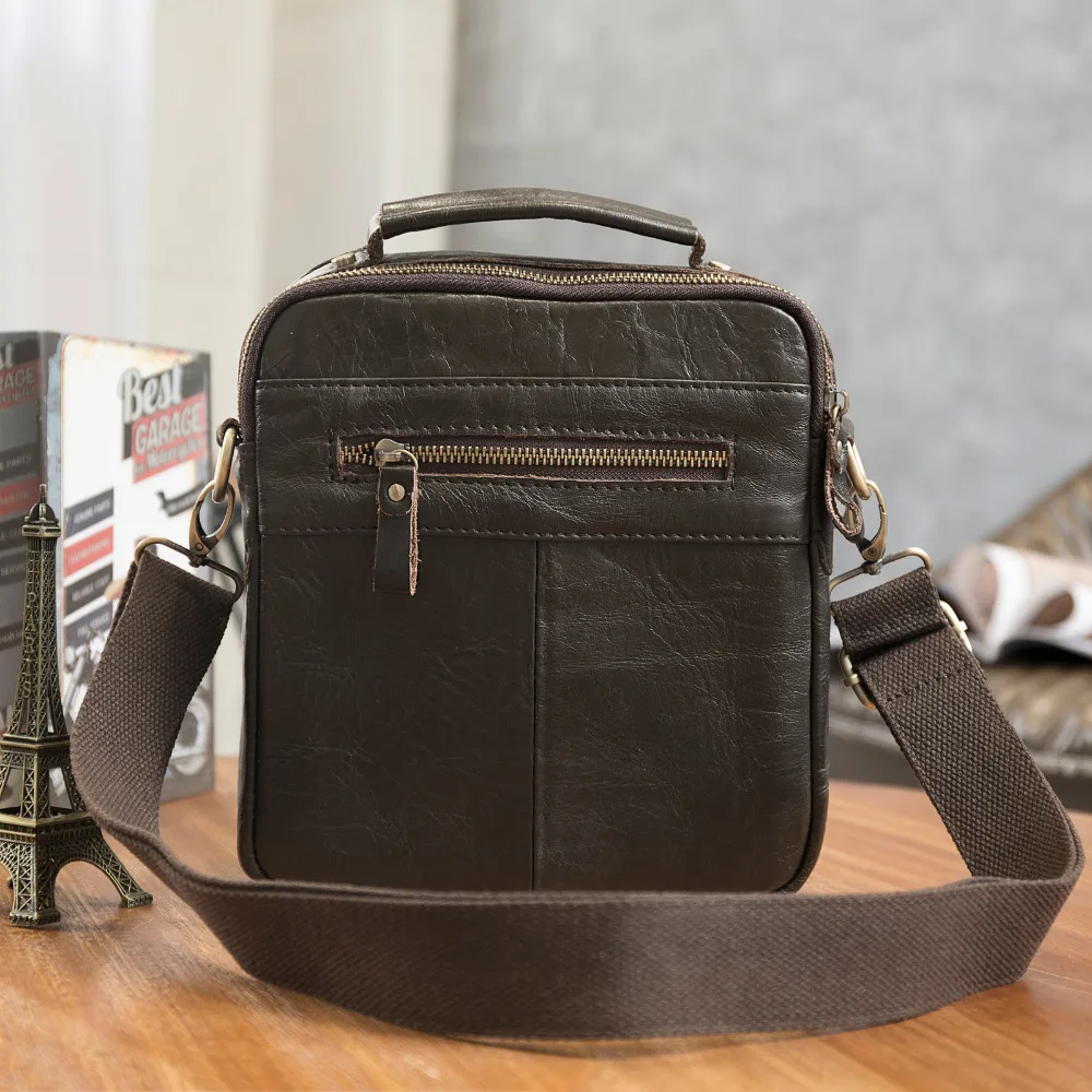 Оригинальная кожаная мужская модная повседневная сумка-мессенджер Mochila дизайнерская сумка через плечо сумка для планшета для мужчин 149