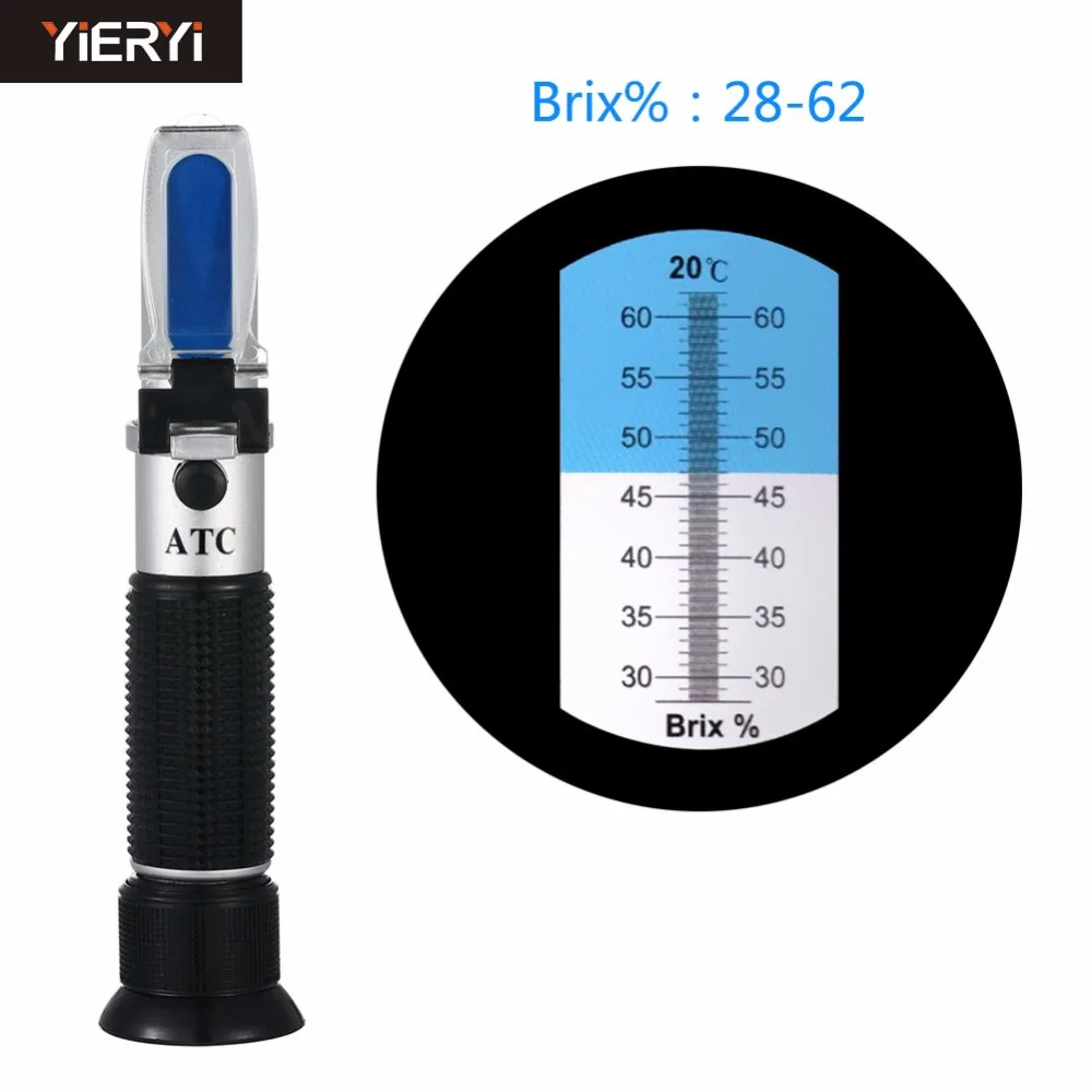 Yieryi Brix Refractometer for Beer Wine Juice Brix Measurement, 28 62