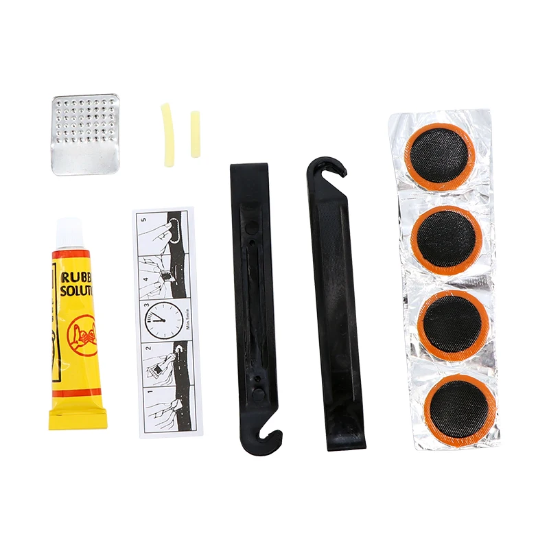 Bike Bicycle Flat Tire Tyre Repair tool kit Rubber fix sets lever parche nuevo 2021 