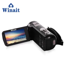 Winait 1080 P Full HD Цифровая видеокамера с батареей телеобъектив мини видеокамера функция записи