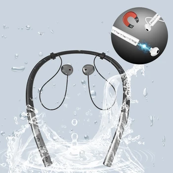

HBQ-Q14 Earphone Bluetooth Waterproof Wireless Bluetooth Headphone noise reduction Stereo Headset with Mic for Mobile phone MP3