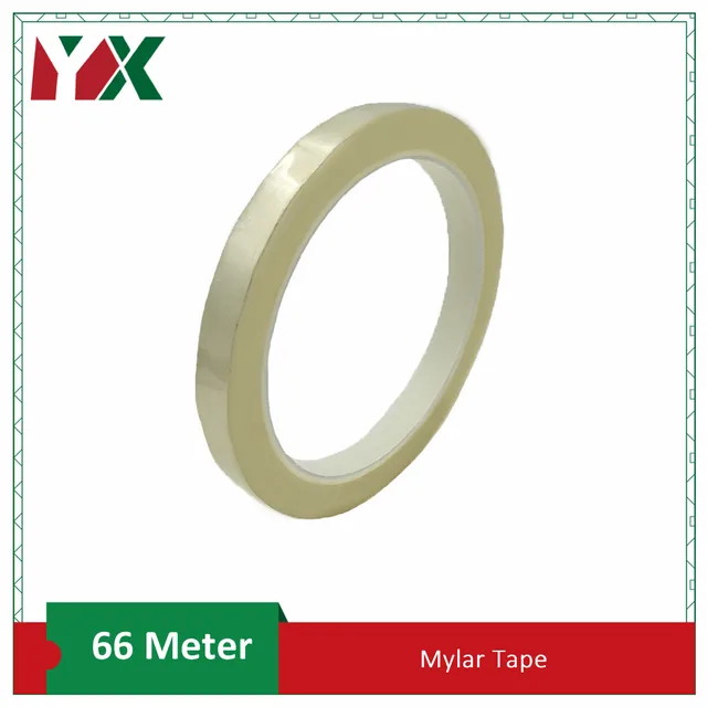 1PCS Mark Multicolor Mylar Tape Mara Tape High Temperature Insulated Transformer Motor Capacitor Coil Wrap Adhesive Tape Transparent
