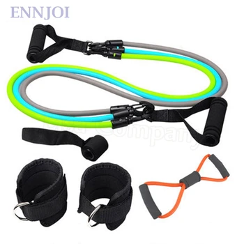

Portable Resistance Band Puller Exercise Men Muscle Training Rope Fitness Resistance Cable Rope Tube Resistance Bands
