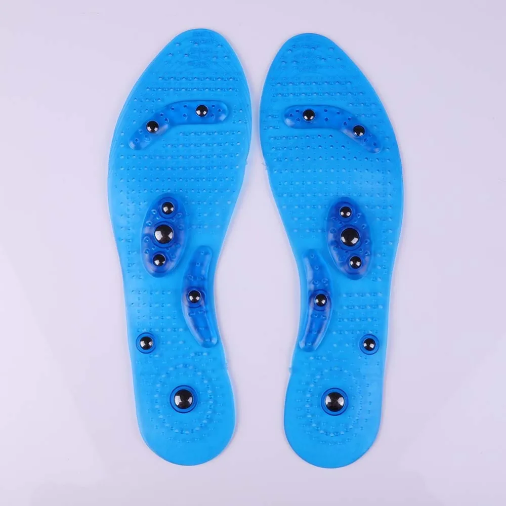 

DropShipping 1Pair Shoe Gel Insoles Feet Magnetic Therapy Health Care for Men Comfort Pads Foot Care Relaxation Gifts