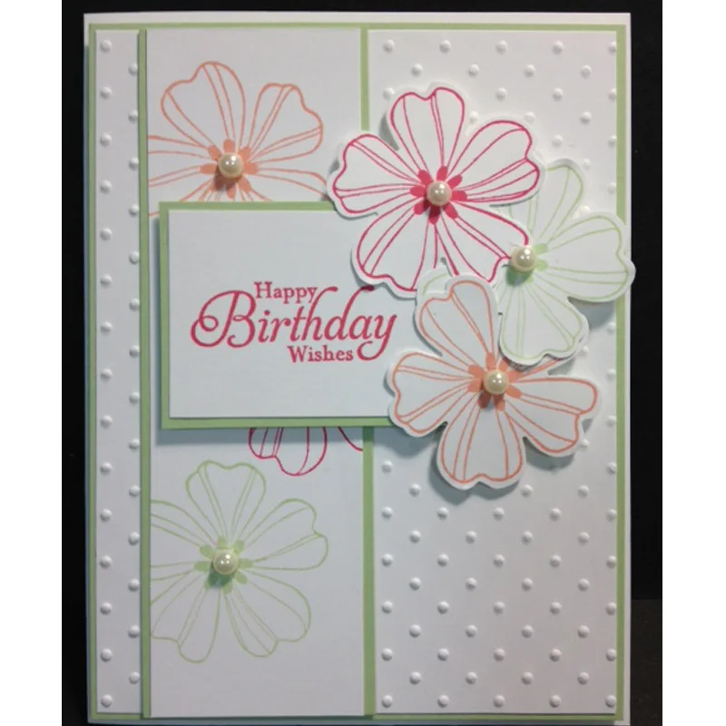 

natural flower Metal Cutting Dies Stamp Set for DIY Scrapbooking festival cards Decoretive Embossing Stencial