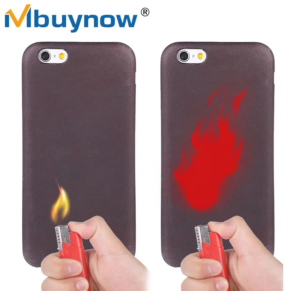 Heat Induction Case for iPhone 7 Matte Thermal Sensor soft TPU Fundas