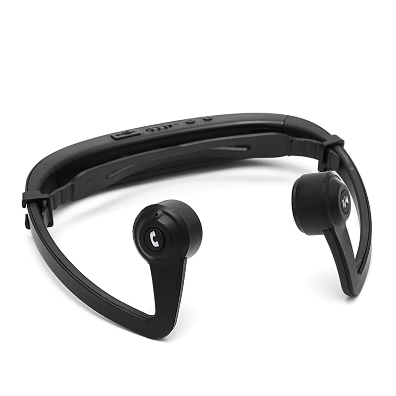 

Ear Hook Bone Conduction Bluetooth 4.2 Sports Headphone Headset With Mic Adjustable headband For Android IOS Smartphone