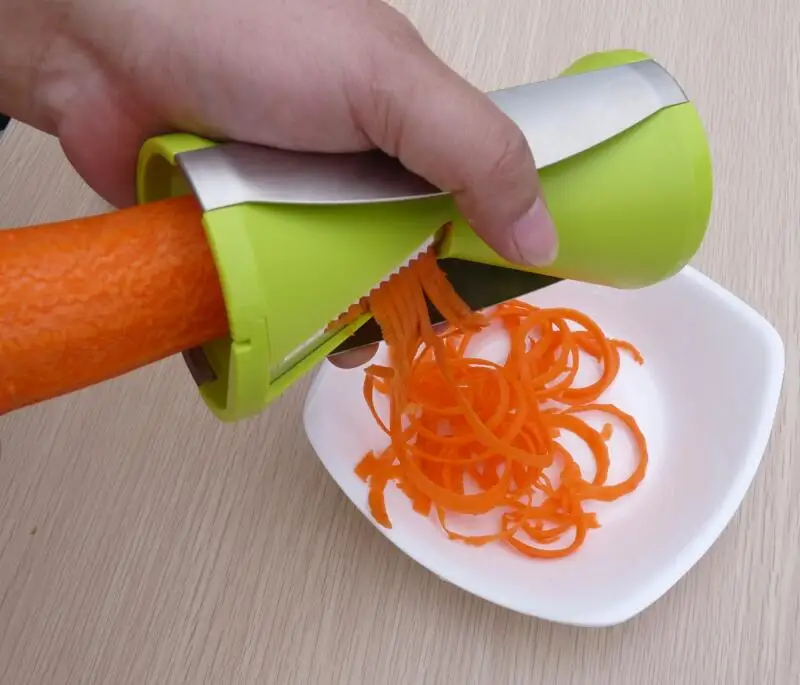 

Drop shipping Kitchen Tools 4 Blade Vegetable Spiralizer Grater Spiral Slicer Cutter Carrot Cucumber Zucchini Courgette Mum Gift