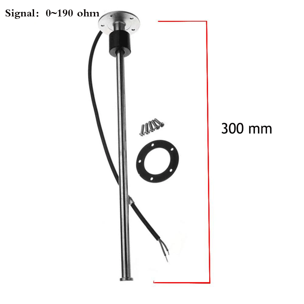 Kraftstoffstand Sender Sensor, 200mm/250mm/300mm/350mm Europäischer  Standard Füllstandssensor 0-190 Ohm IP67 Wasserdichter 316 Edelstahl Öl  Wasser Anzeige Sensor für Marine Boots LKW(200mm) : : Gewerbe,  Industrie & Wissenschaft