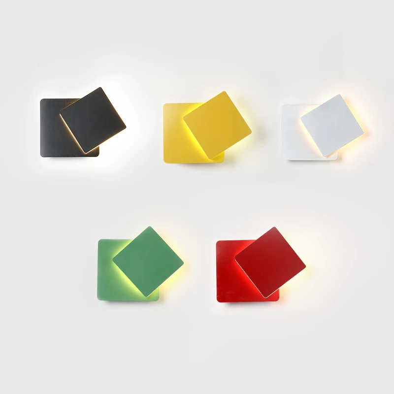 

Nordic modern simple creative wall lamp colorful macaron ceiling mounted lamp corridor and kids room decoration LED wall Light