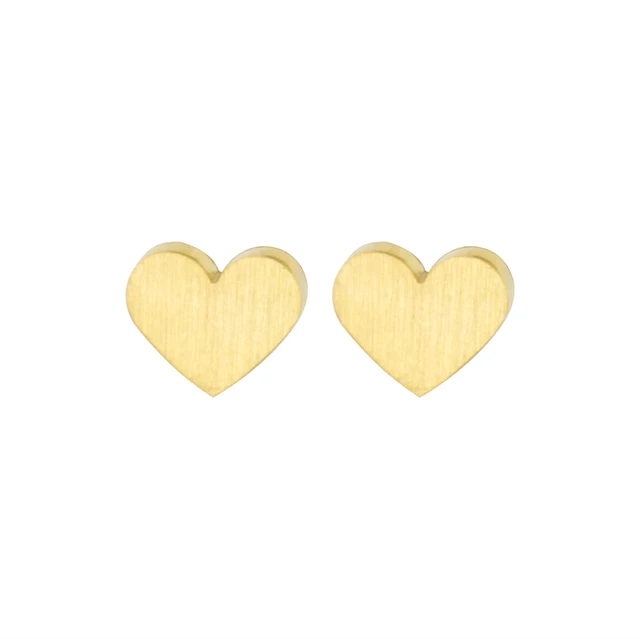 Minimalist Cute Little Rose Gold Heart Stud Earrings For Women Baby Minimalist Cute Little Rose Gold Heart Stud Earrings For Women Baby S Gifts Aretes De Mujer