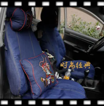 

customize function seat covers Denim seat cover for Suzuki Auto Swift Liana 2/3 wagon Sedan Jimny GRAND VITARA Mazda 2/3/6 cx-5