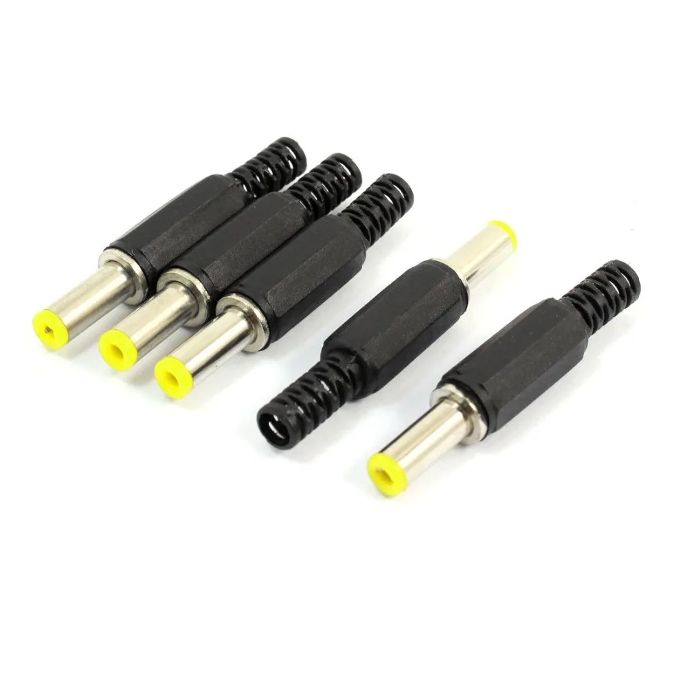 5.5x2.5mm DC Male Connector Jack Solder Adapter DIY DC Barrel