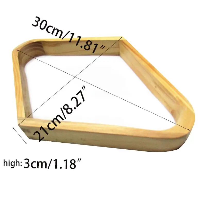 Дерево в форме ромба бильярдных шаров организовать крепкий стойки снукер игровой клуб аксессуары для хранения