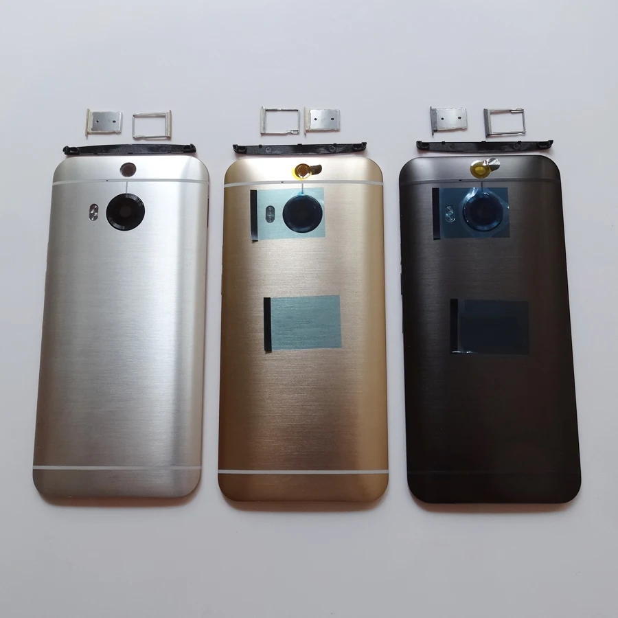 

Aluminum For HTC One M9+ M9 Plus Back Cover Battery Door Rear Housing Case With Side Buttons +top cover+Sim/SD Tray Repair Parts