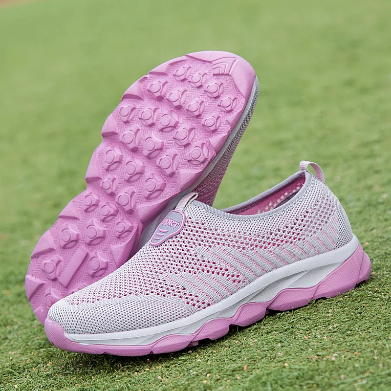 

women slip on shoes mesh breathable summer shoes sneakers comfortable flats walking female footwear plus size purple red grey