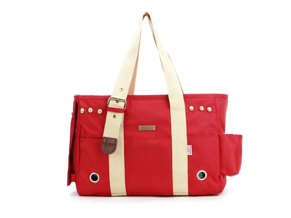 Цвет красный, мягкая переноска для собак, кошек, авиация, утвержденная дорожная сумка для улицы, Портативная сумка для собак, удобная сумка "Оксфорд", сумка