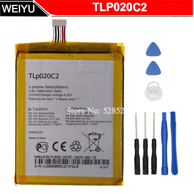 Аккумулятор TLP020C2 для Alcatel Idol x1s 6034R S950 x 6037y 6040x6032 TCL аккумулятор 2000 мАч +