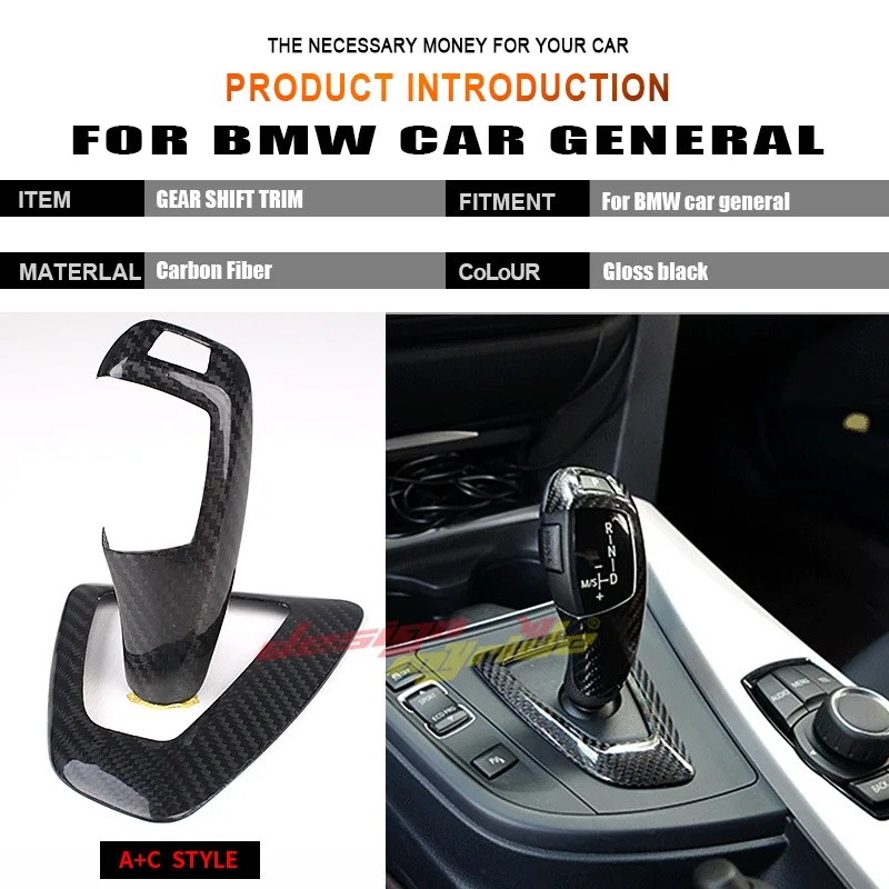 Для BMW 7-Series высококачественный левый руль карбоновая автомобильная ручка переключения передач крышка и объемная внутренняя окантовка A+ C стиль