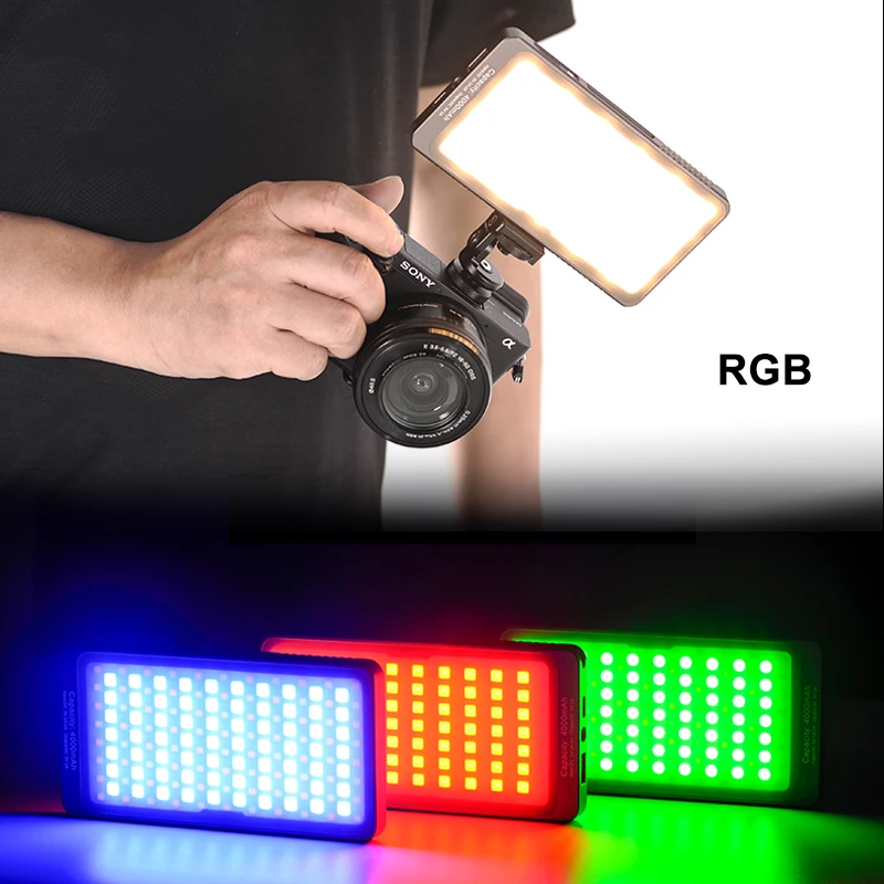 

SUNWAYFOTO FL-70RGB LED Light RGB Color Photography Lighting On Camera Studio Light for DSLR Vlog Youtube Video Light