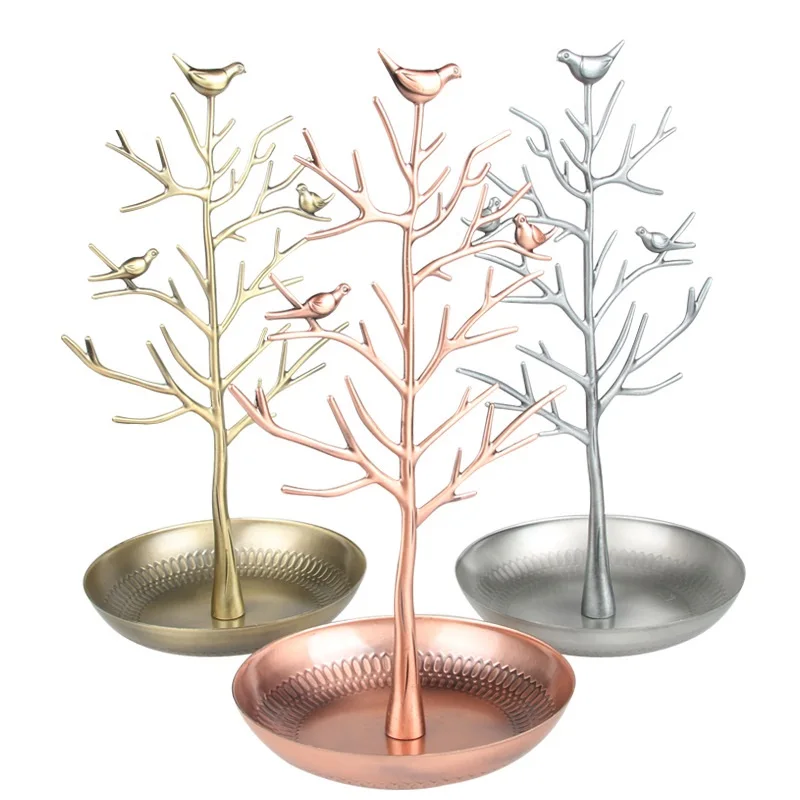 

Bird Tree Jewelry Display Stand Earring Necklace Bracelet Rack Holder Display Jewelry holder Size:15*15*31cm(L*W*H)