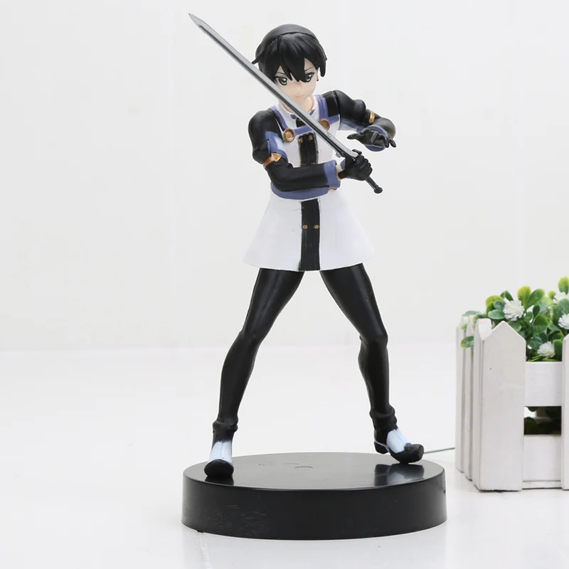 Аниме SAO Sword Art Online Асуна Юки Кирито Коллекция фигурка модель игрушки 18 см - Цвет: Kirito opp bag