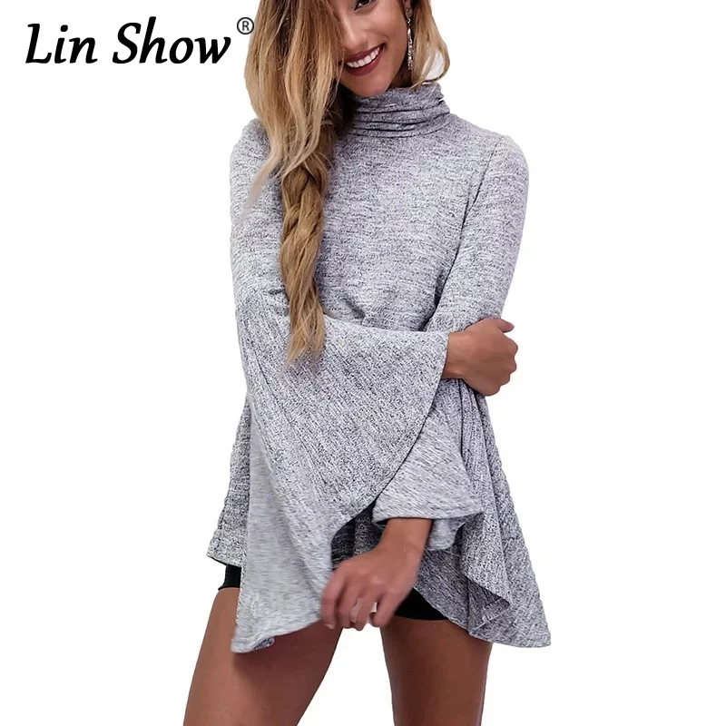 grey backless sweater