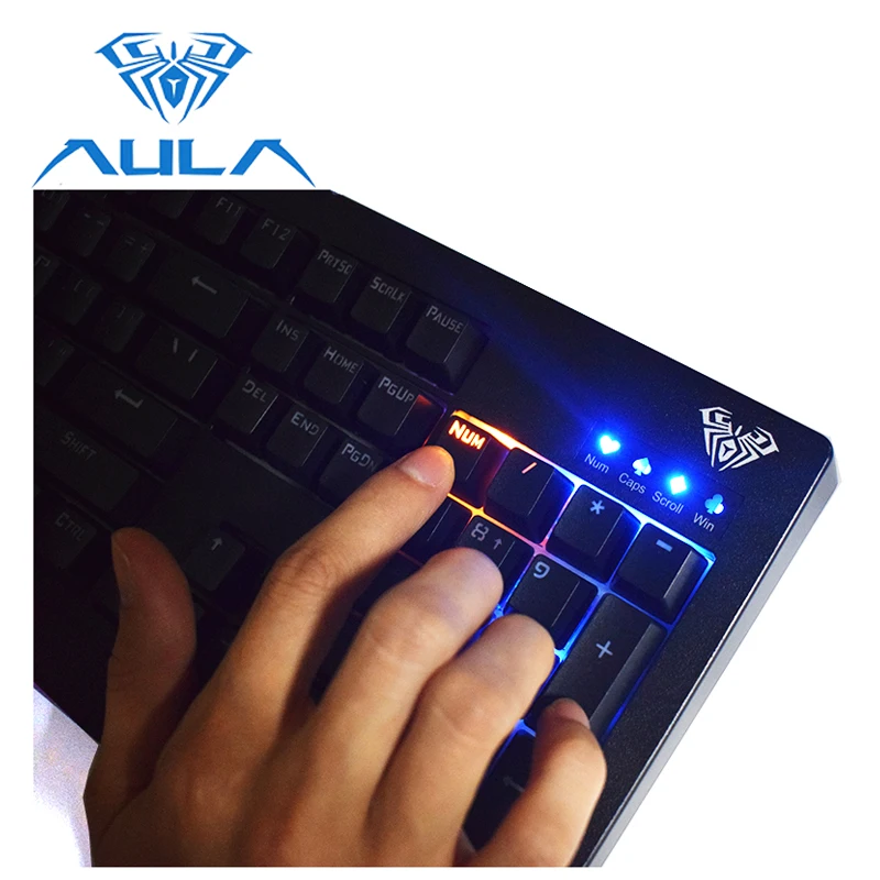 Клавиатура игровая Проводная с RGB подсветкой USB 104 клавиш|Клавиатуры| |