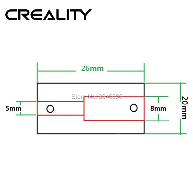 2 шт. 3D CR-10 z-ось ShaftFlexible Жесткая Муфта маршрутизатор разъем для 3d принтера