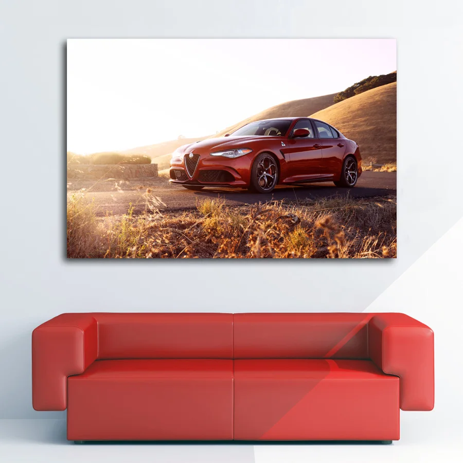 Details about   3D Alfa Romeo Giulia R20 Car Wallpaper Mural Poster Transport Wall Stickers Zoe 