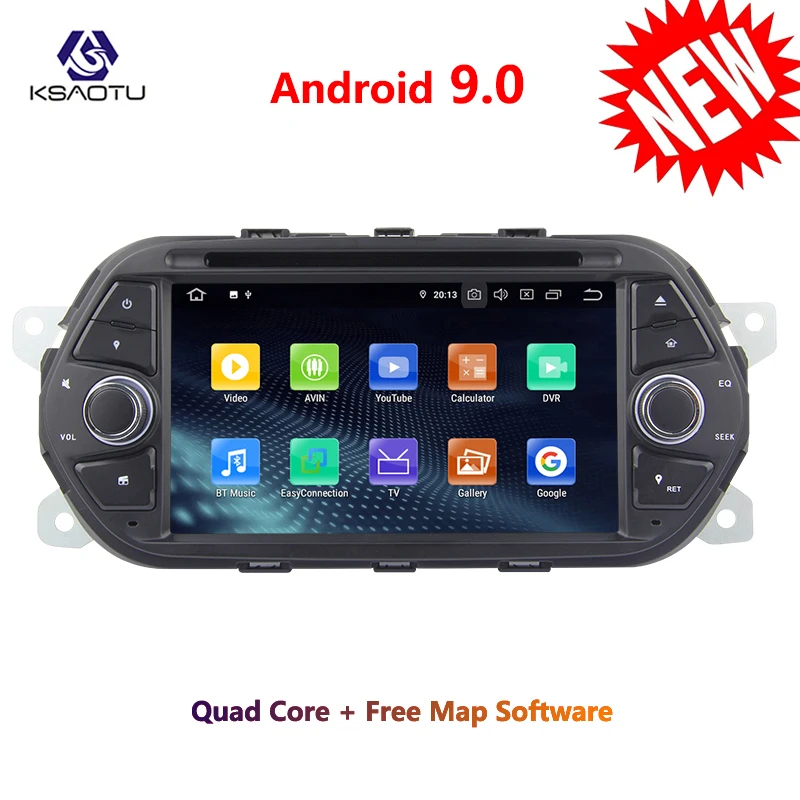 KSAOTU 7 &quotDAB + 4G Android 9 0 автомобильный DVD плеер SD GPS для Fiat Tipo|Мультимедиаплеер авто| |