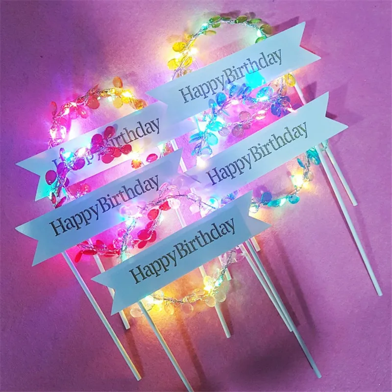 Flower-LED-Cupcakes-Cake-Toppers-Baby-Shower-For-Girl-Happy-Birthday-Cake-Topper-Party-Decoration-Suppliers (2)
