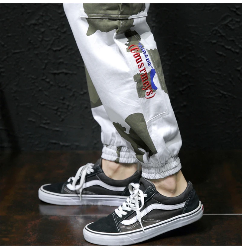  High Street Trousers Men Streetwear Pantalon Hombre Fashion   (16)