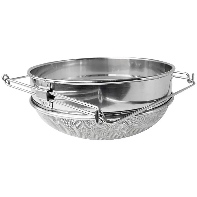 

Stainless Steel Honey Filters Strainer Network Screen Mesh Filter Beekeeping Tools Honey Tools 24.5cm